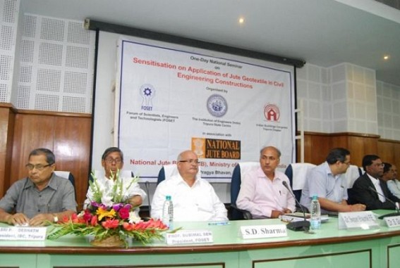 National seminar on Sensitization on application of Jute GeoTextile (JGT) in Civil Engineering Constructions held at Pragna Bhawan National seminar on Sensitization on application of Jute GeoTextile (JGT) in Civil Engineering Constructions held at Pragna Bhawan